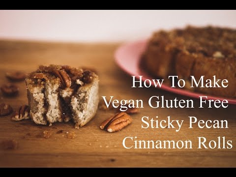 Naturally Gluten Free and Vegan Pecan Cinnamon Rolls | Baking Magique