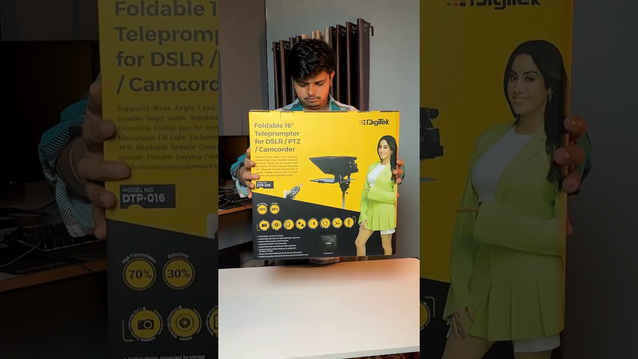 Digitek Teleprompter 16" Unboxing ASMR !