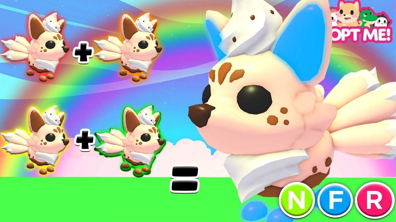 USING ADMIN HACKS TO GET A NEON LATTE KITSUNE IN ADOPT ME!