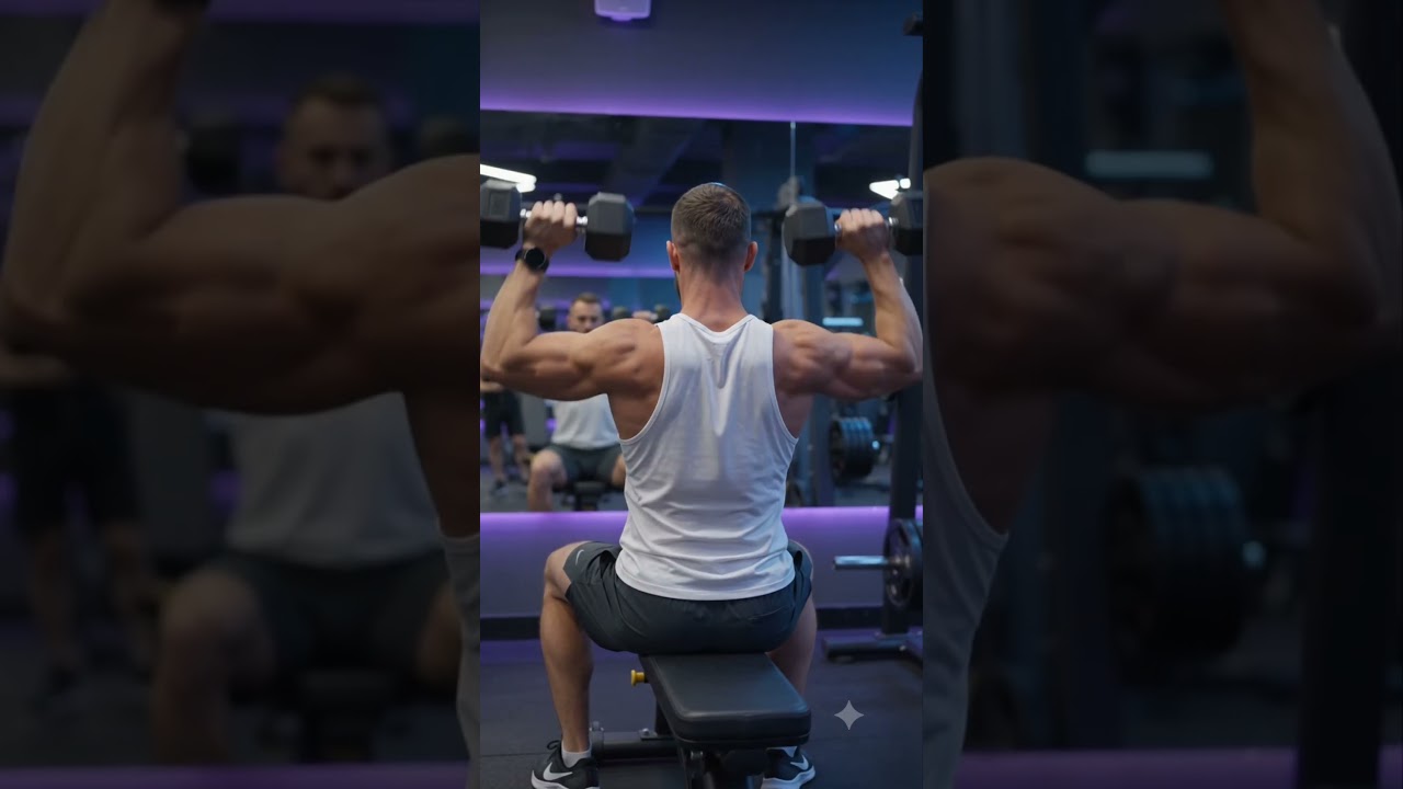 The SECRET to Massive Shoulders! 🤫💪​#ShoulderWorkout #GymTips #ShoulderPress #MuscleGrowth
