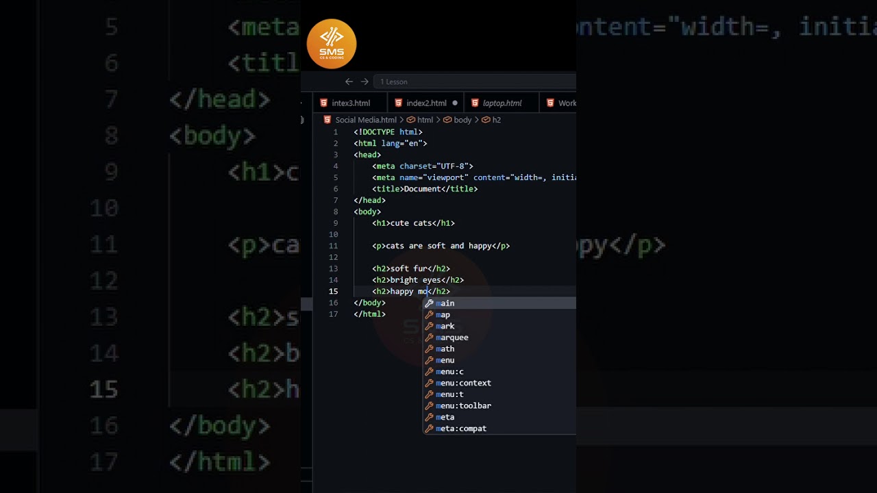 Basic HTML = Cute Cat Page