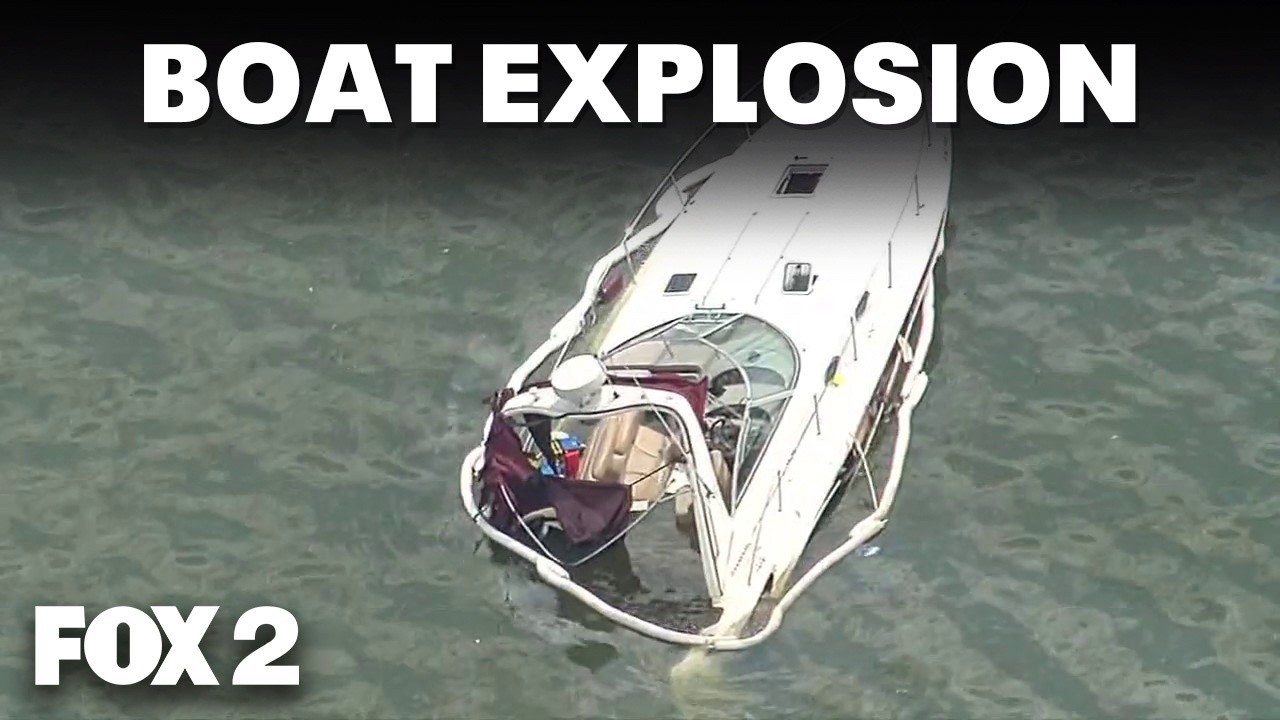 Lake St. Clair boat explosion leaves three in the hospital