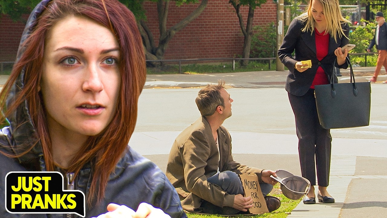She Just Gave Away ALL Her Money?! 😭💸 | Just Pranks