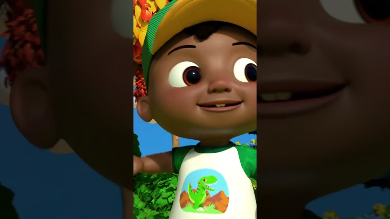 Stomp! Crunch! Playing in falling leaves #CodyTime #CoComelon #NurseryRhymes #CartoonsForKids