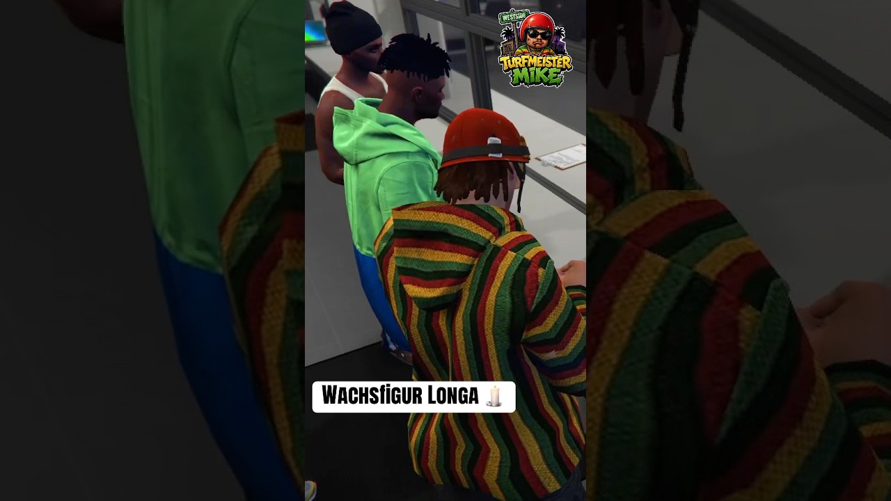 Wachsfigur Longa 🕯️ #gta #roleplay #homestate #mikemüller #mannheim