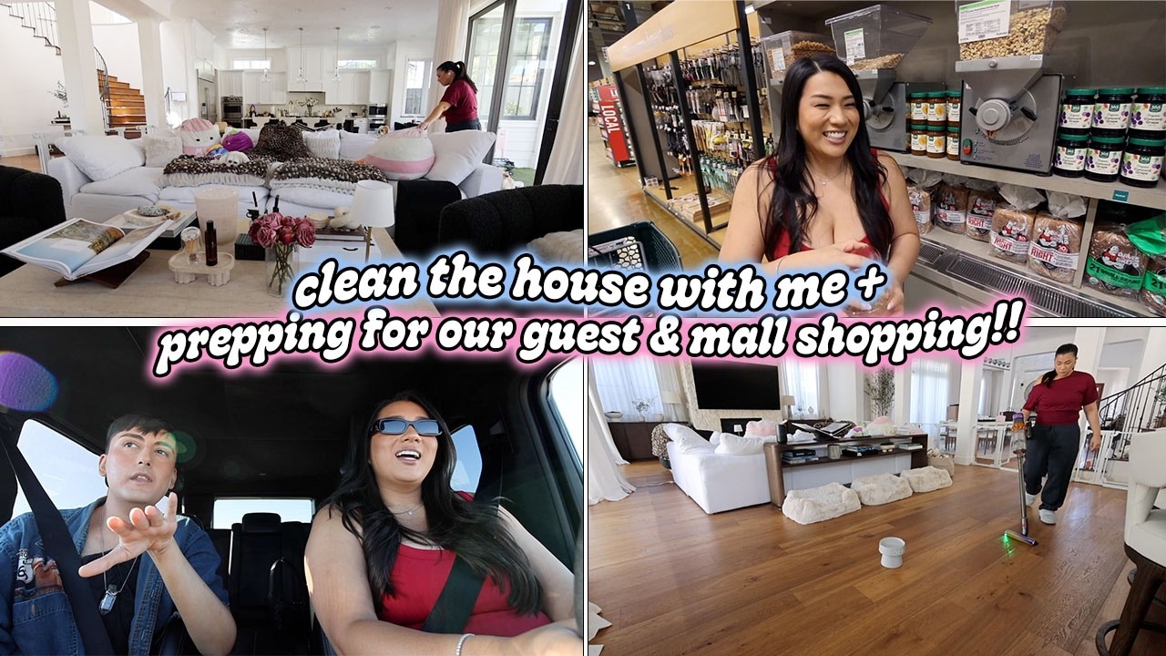 CLEAN THE HOUSE WITH ME + Prepping For A Special Guest!!