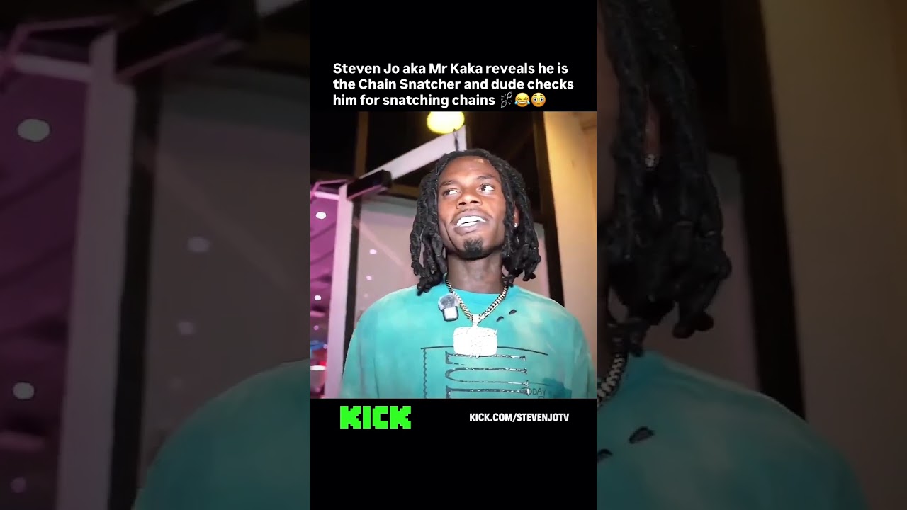 Steven Jo aka Mr Kaka reveals he is the Chain Snatcher and dude checks him for snatching chains