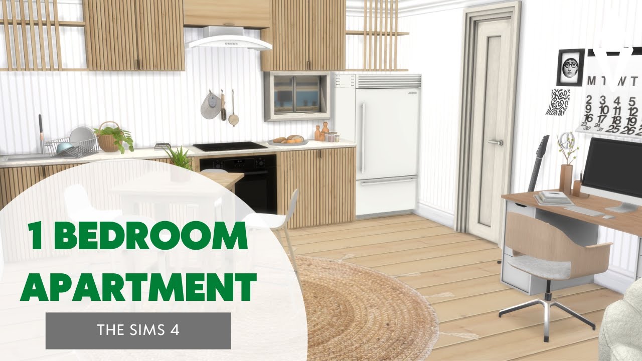 1 BEDROOM APARTMENT // THE SIMS 4 SPEED BUILD