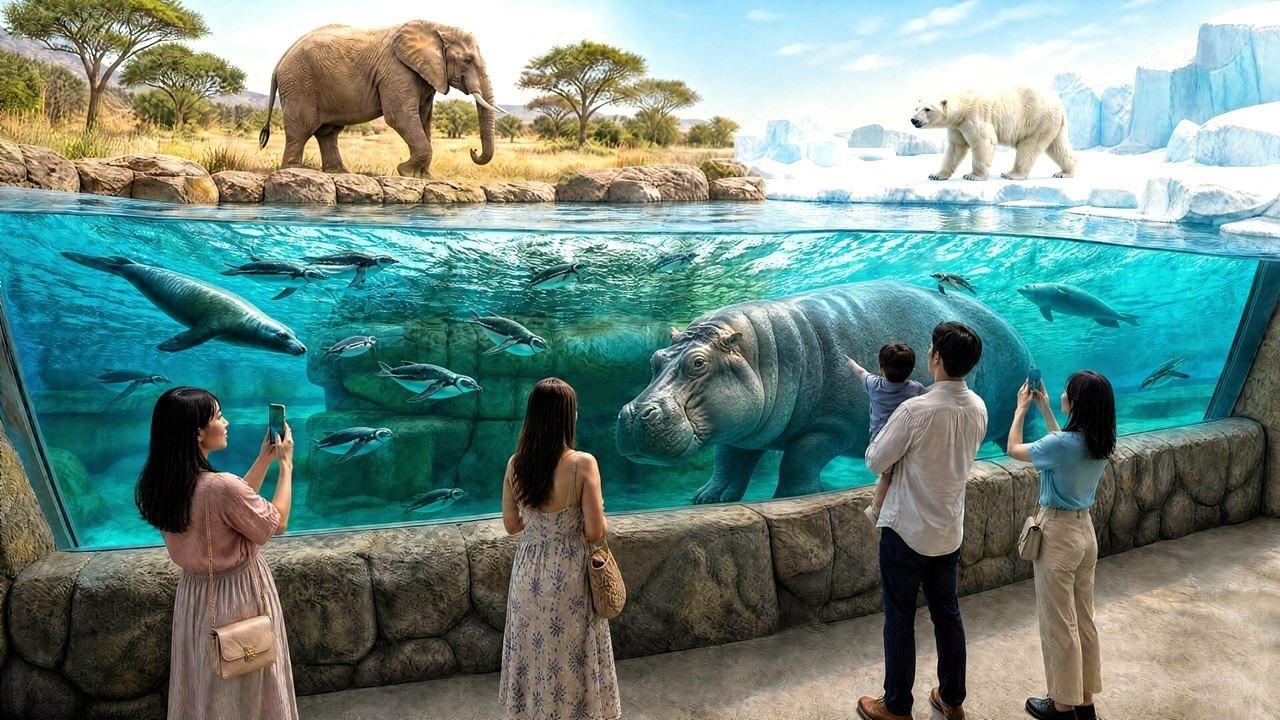 Osaka Tennoji Zoo: Japan's Amazing Animal Park (4K Walking Tour)