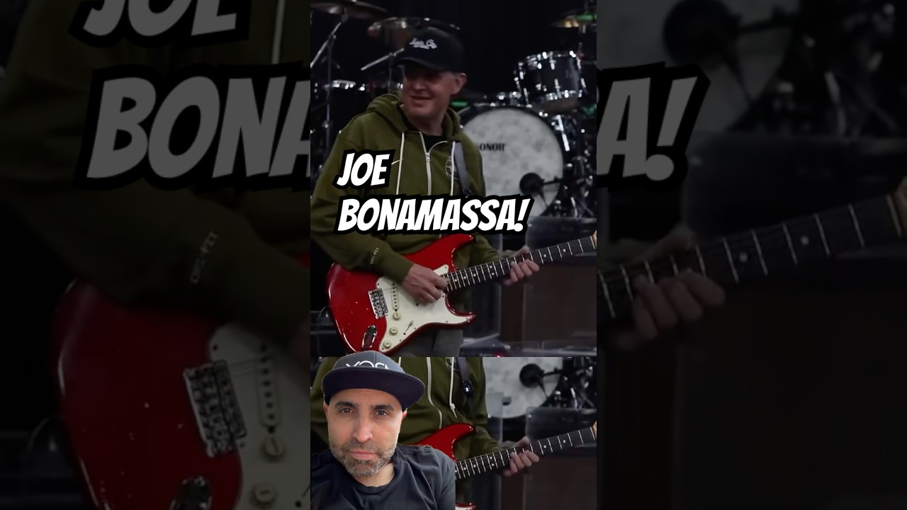 Joe Bonamassa’s Bucketlist #guitar #guitarlesson #guitarsolo #blues #fender #strat #reaction