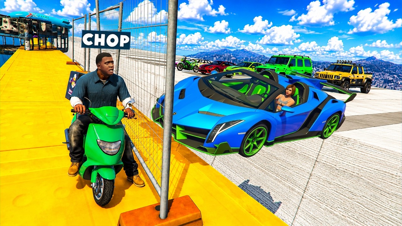 "Epic GTA 5 CARS VS RUNNERS Butter Challenge: Can Chop & Frosty Survive the Ultimate Showdown?!"