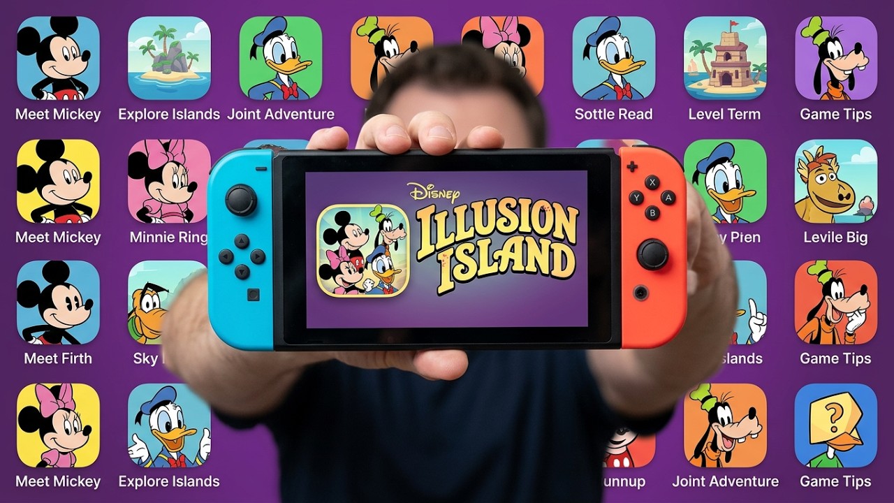 Disney Illusion Island on Nintendo Switch - Gameplay, Walkthrough - Game Review