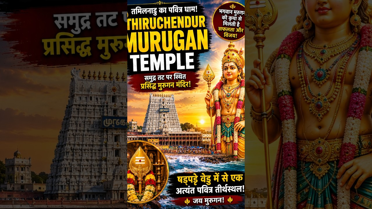 मुरुगन भगवान का शक्तिशाली धाम 🔱  #youtubeshorts #documentary #ytshorts #travelindia #facts