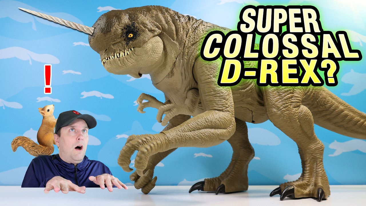 Super Colossal Distortus Rex Unboxing! Jurassic World Rebirth Toy Review