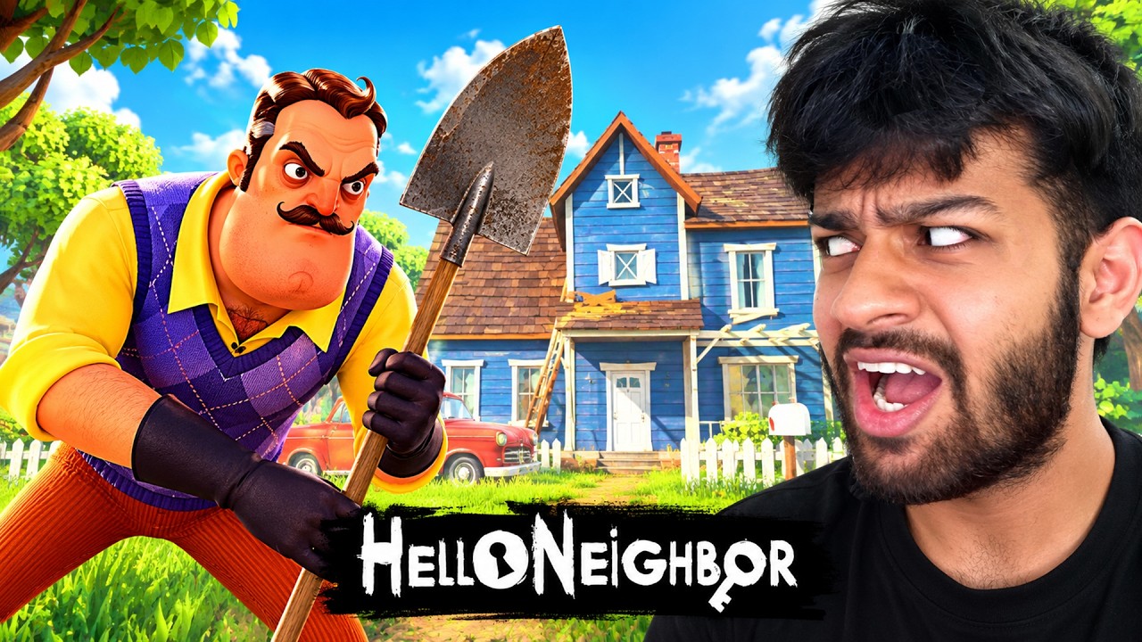 EVIL NEIGHBOR LOCKED ME IN BASEMENT | HELLO NEIGHBOR 1