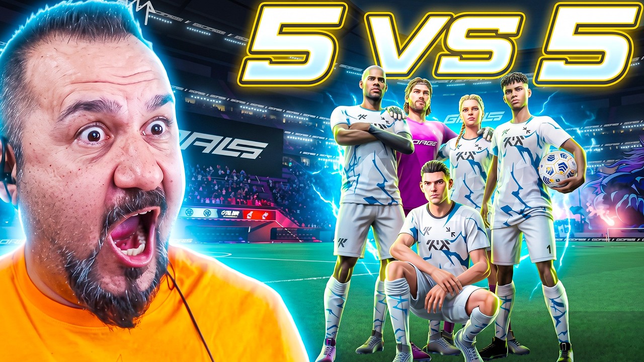 5 VS 5 ONLİNE MAÇA GİRDİM! BAHANESİZ FUTBOL OYUNU GOALS OYNUYORUZ