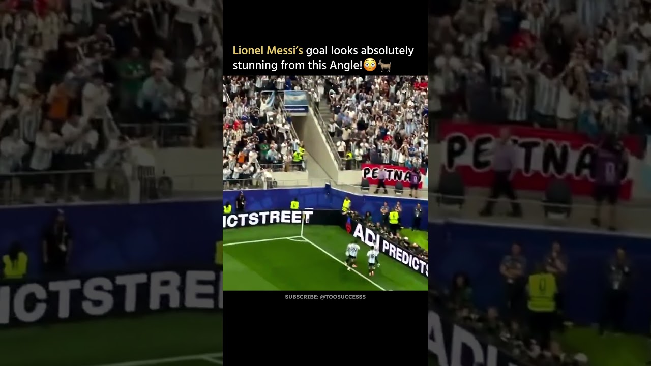 Messi’s Goal from this angle 😳🐐#messi #football #soccer #viral #shorts #ytshorts