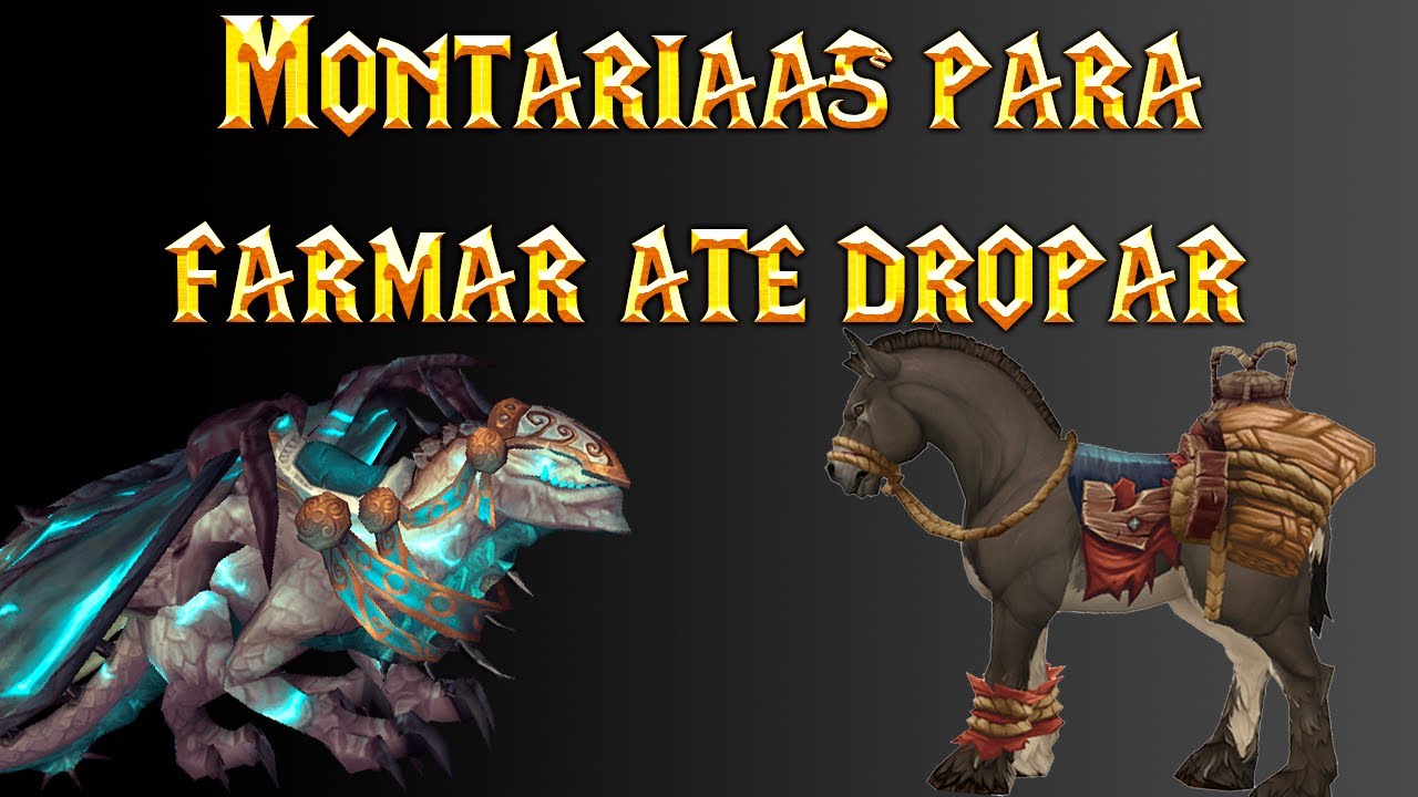 6 MONTARIAS PARA FARMAR ATE DROPAR