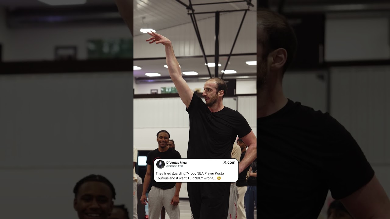 NBA vs Regular People… (Kosta Koufos)