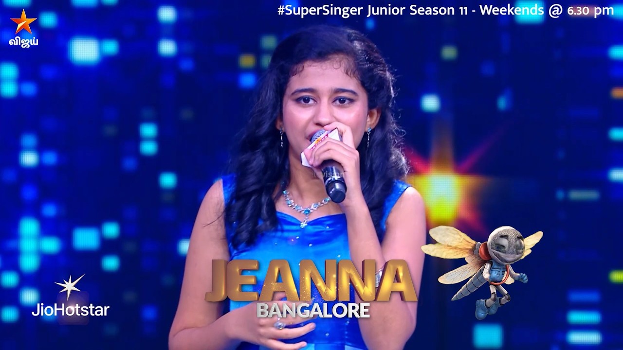 மனதை மயக்கும் இனிய குரல்❤️Vaanile Thenila Song by #Jeanna😍🔥 | Super Singer Junior 11 | Episode Promo