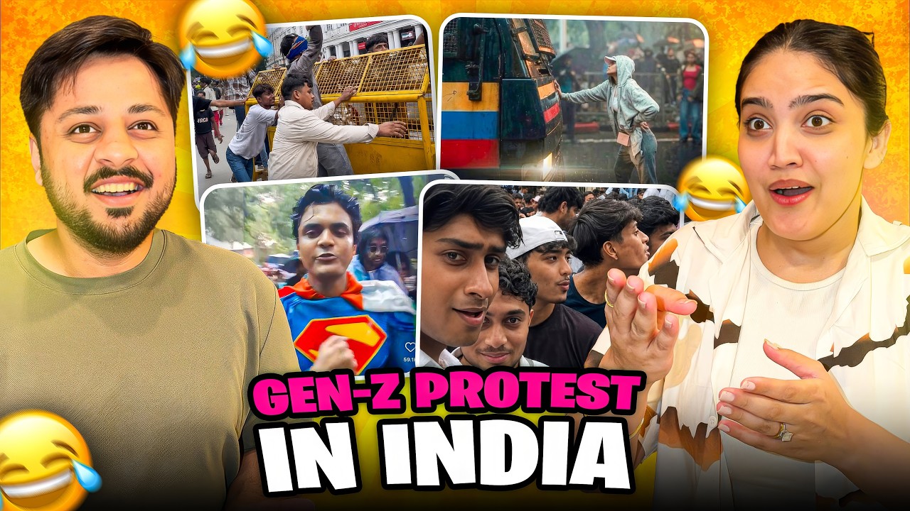 PAKISTAN REACTS TO INDIA'S VIRAL GEN-Z PROTEST 🇵🇰🇮🇳😱 | Jantar Mantar Delhi Mai Avengers Agaye 😂