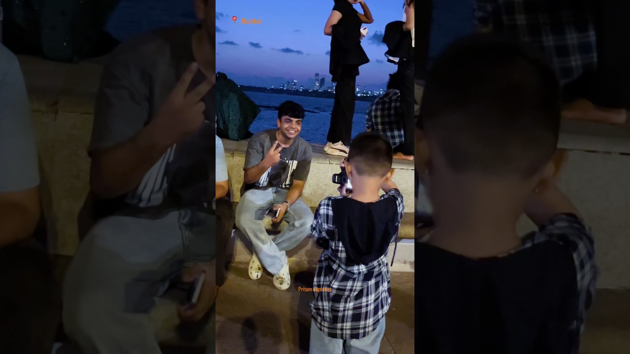 📸 7-Year-Old Boy Clicks YouTuber Prannay Joshi’s Portrait ❤️🔥 #youtubeshorts #photography
