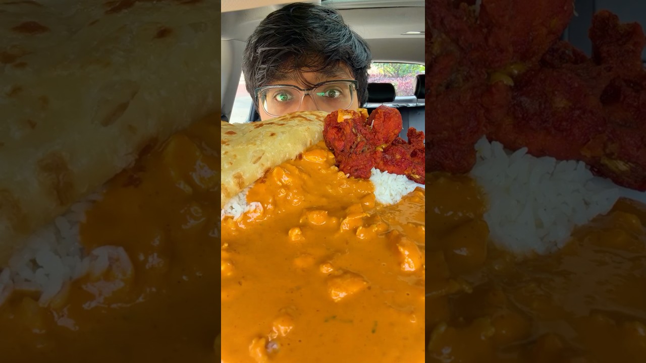 Let’s Eat A Butter Chicken Meal For Lunch! #asmr #mukbang