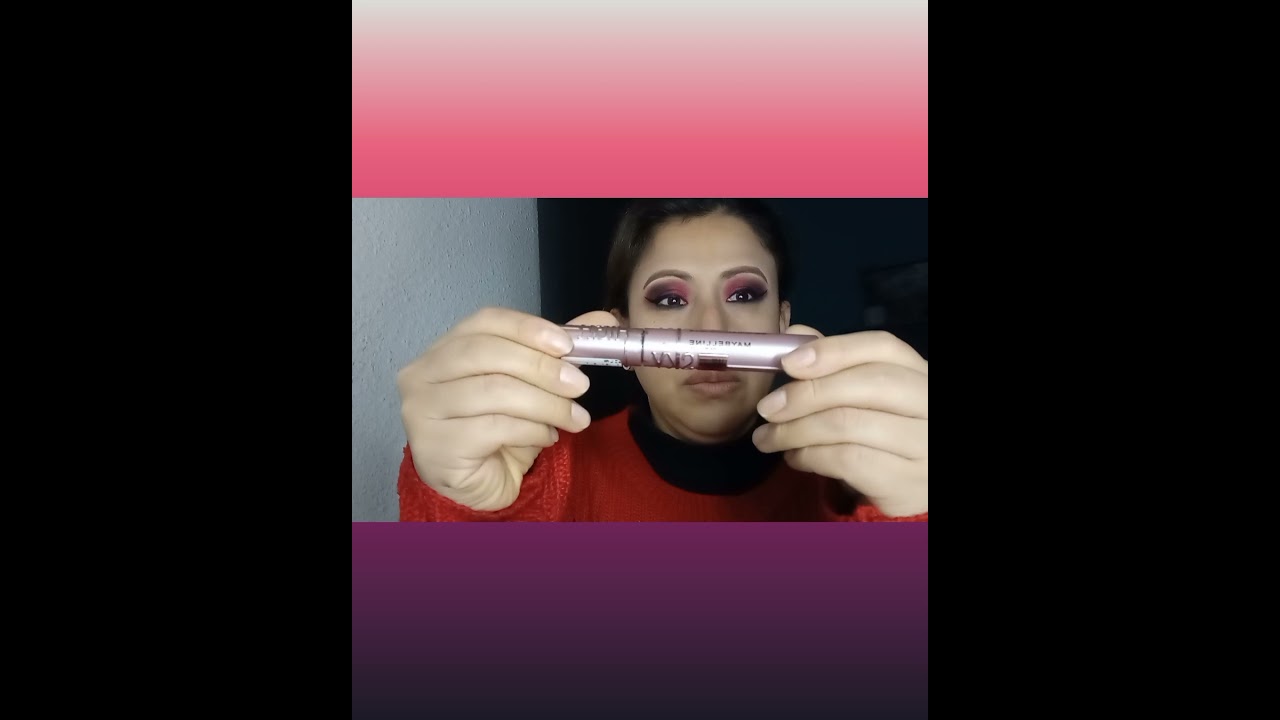 Maquillaje de color rojo