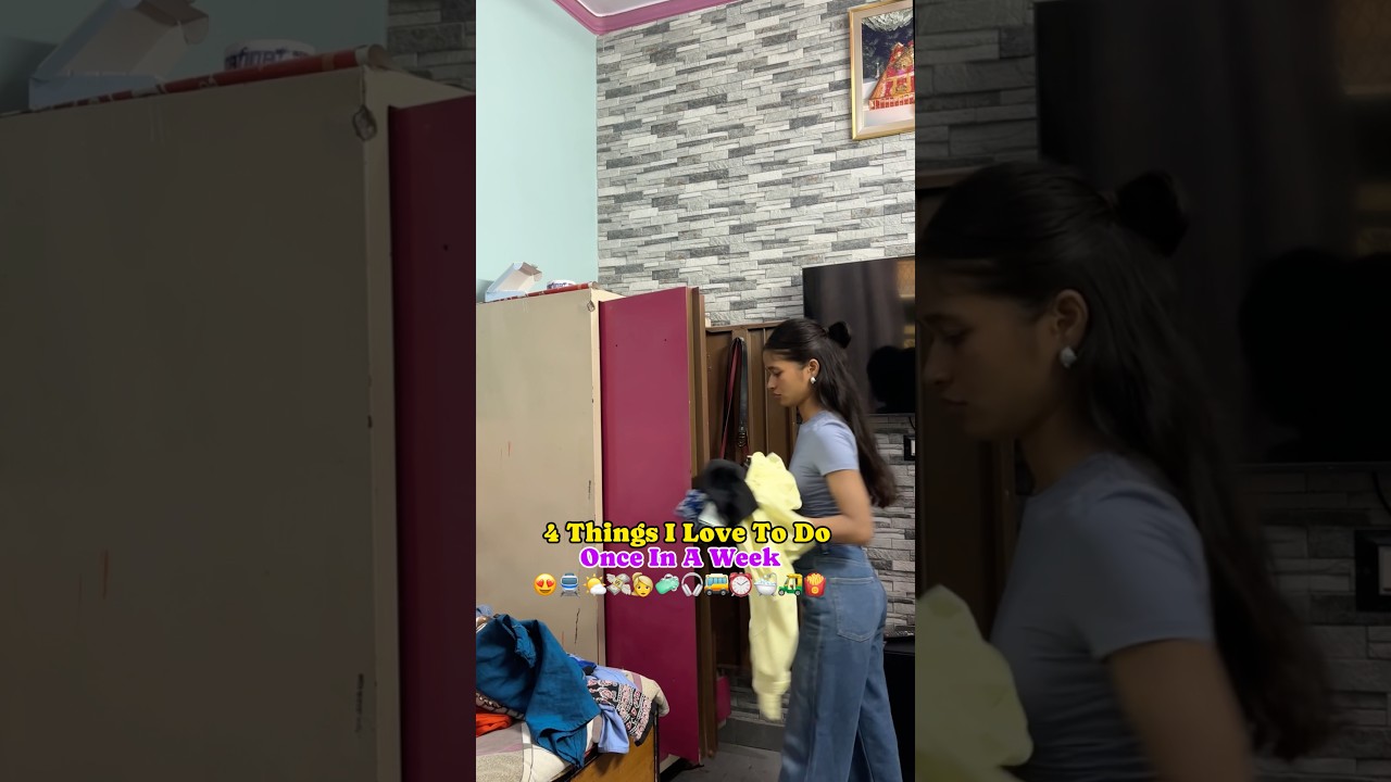 My Productive Weekly Routine😍🌤️🎨🛁#shorts #ytshorts #minivlog #school #college #adayinmylife