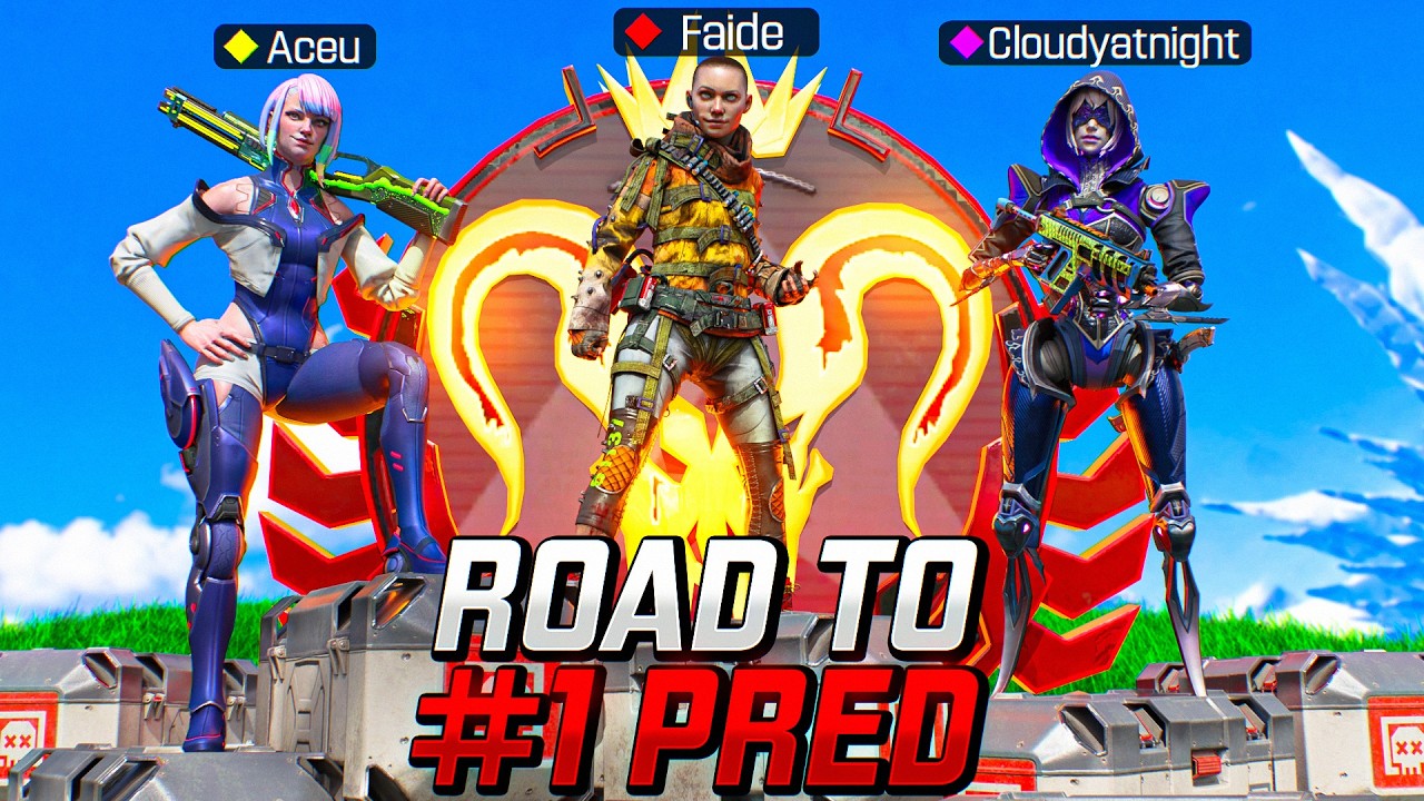 Road to Rank 1 Apex Predator ft. Aceu & Cloudy
