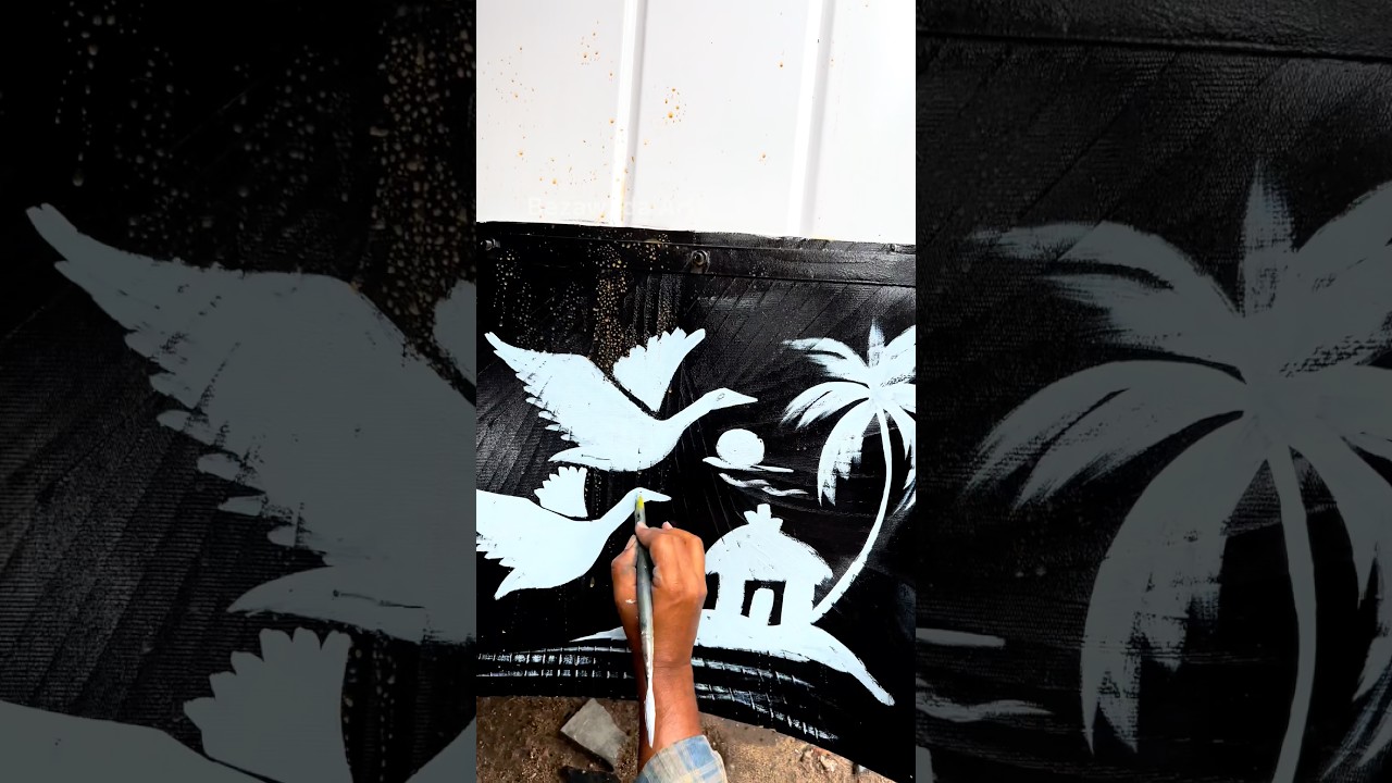 Amazing Free Hand Truck Painting | Mind-Blowing Street Art Skill
