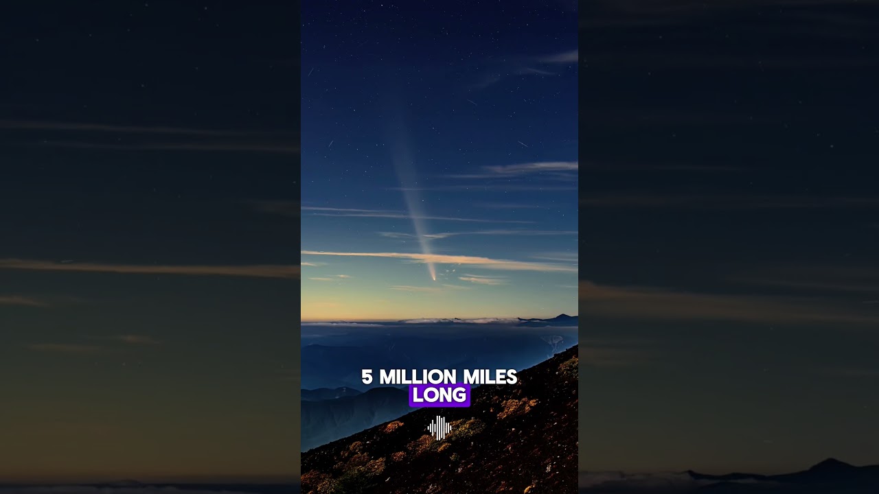 Planet With a 5 Million Mile Tail! 🪐☄️