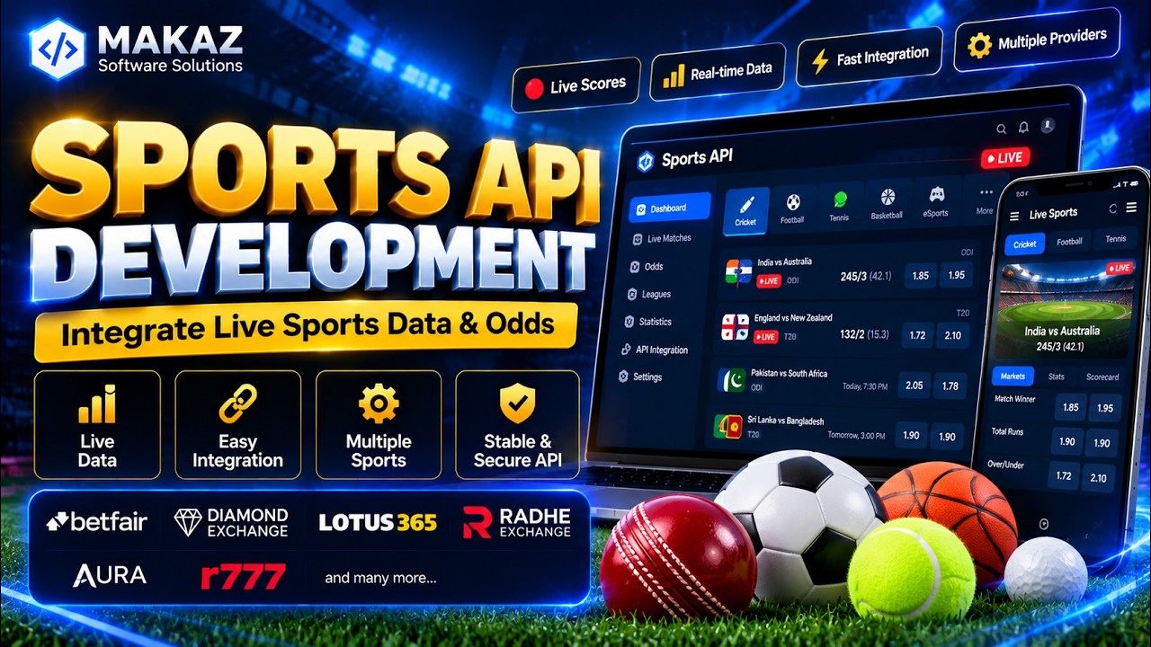 How To Make Sports API Website With LIve Cricket, Soccer, Football API | Sports API Integration