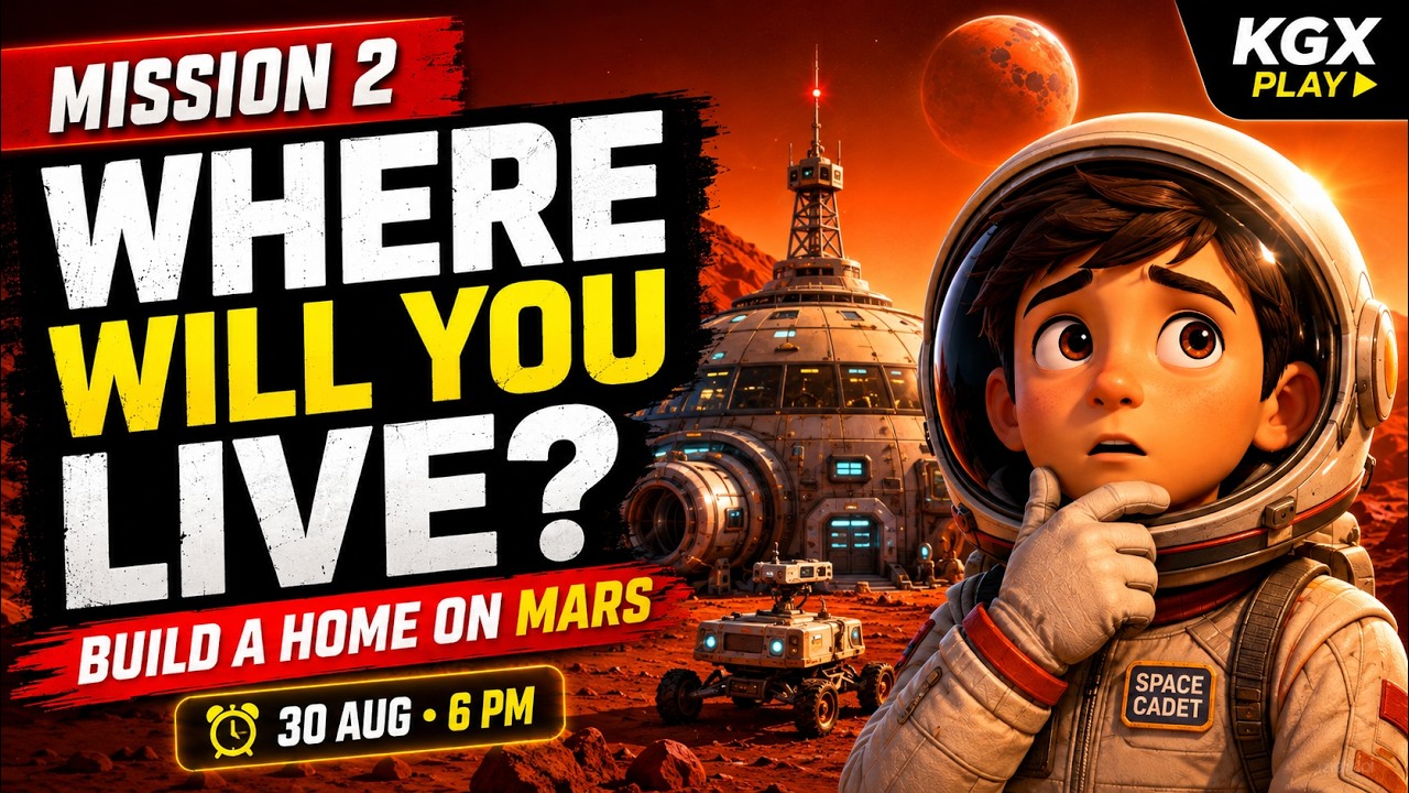 Build a Home on Mars! 🏠🚀 | Mission 2: BASE ALPHA | KGX Play