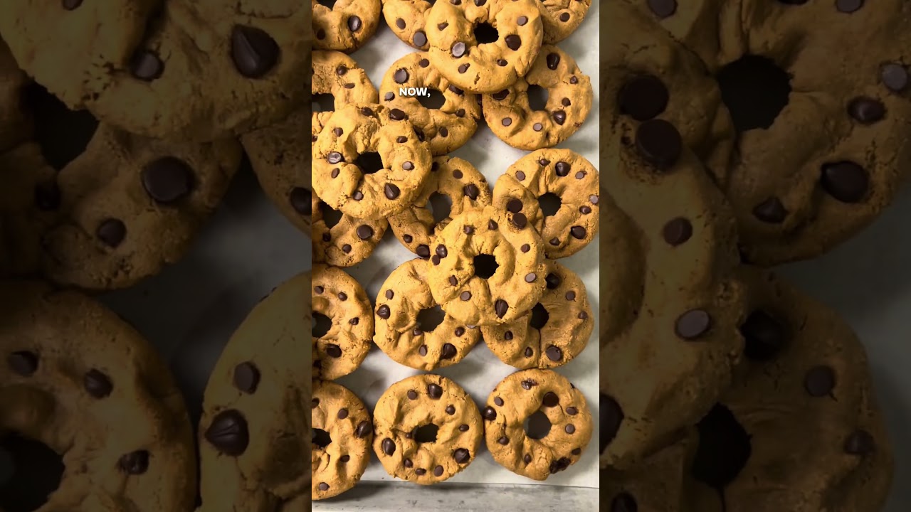 Getting your cookie donuts ready to go #omaha #cookies #chocolatechipcookies #glutenfree