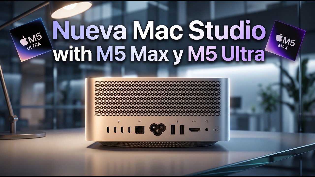 Nueva Mac Mini con M5 Pro y nuevo M6 y nueva Mac Studio con M5 Max y Nuevo M5 Ultra