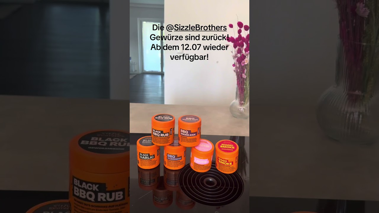 Die Sizzle Brothers Gewürze sind zurück! #bbq #summer #sizzlebrothers #food #foodie #gewürze #sizzle