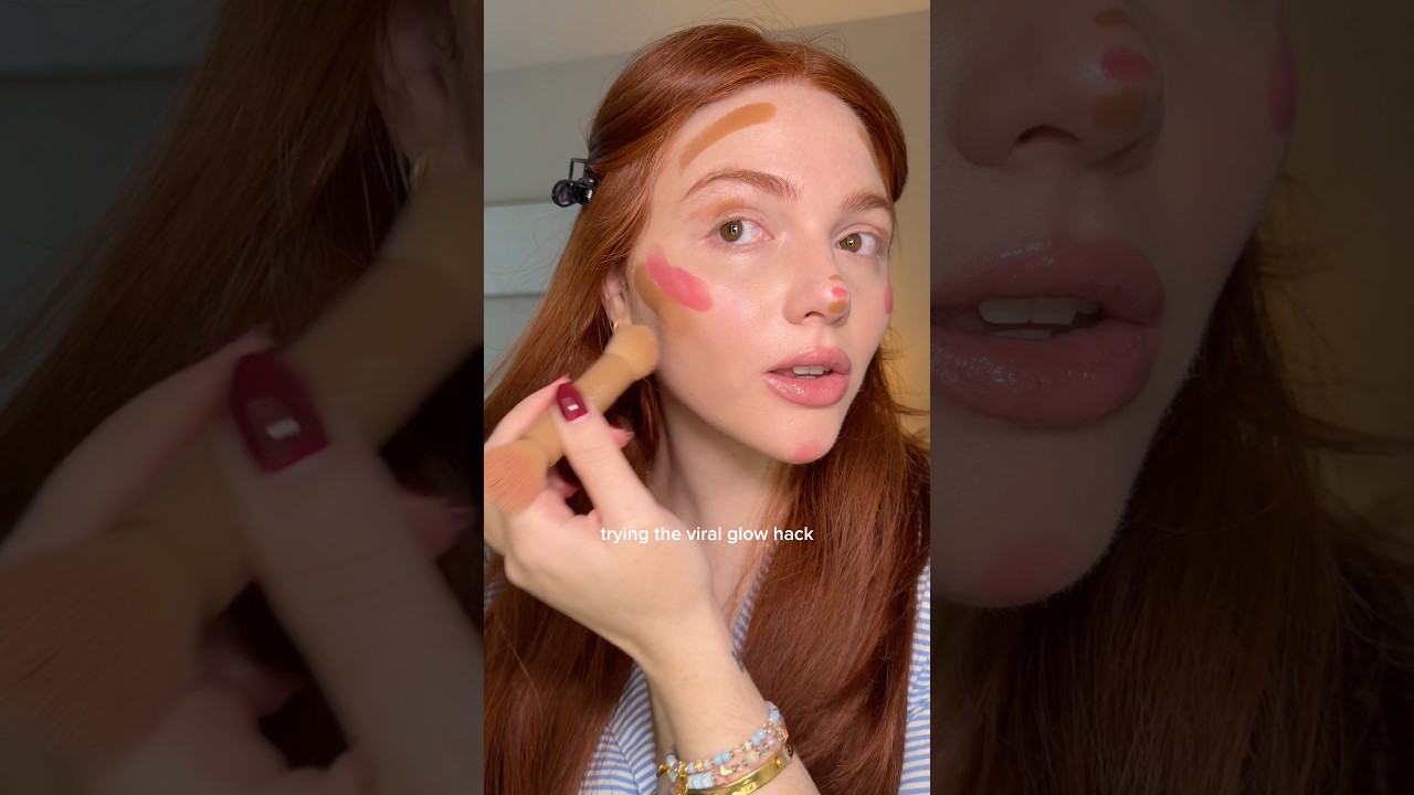 My skin looked INCREDIBLE after this!!!! ⭐️ #makeup #beautyinspiration #beauty #rhode #makeuphacks