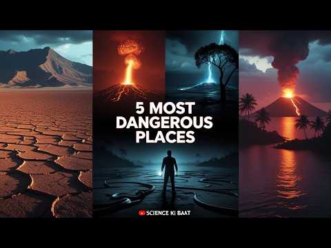 Top 5 Most Dangerous Places on Earth 🌍 | Shocking Facts in Urdu | Science Ki Baat #facts #mystery