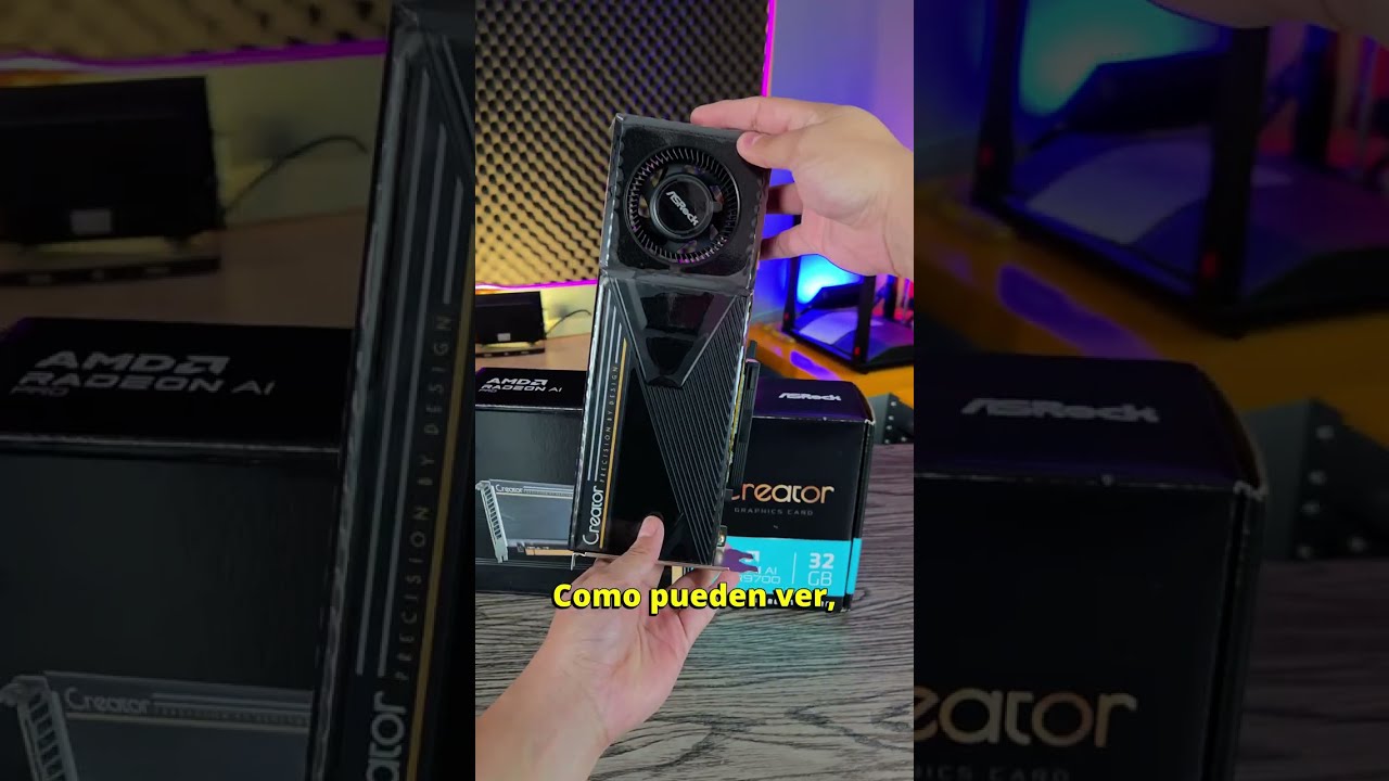 GPU PERFECTA para ejecutar IA local 😍 Radeon AI Pro R9700 32GB de AsRock