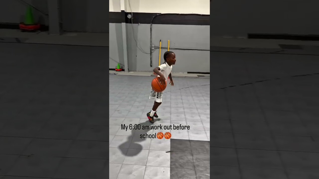 He's really on his grind 😤 (via Aj_lovetoball/IG)
