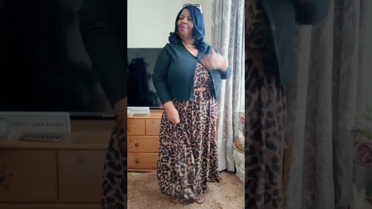 GET READY WITH ME ✨ Styling a Plus Size Leopard Print Dress #sheintrends