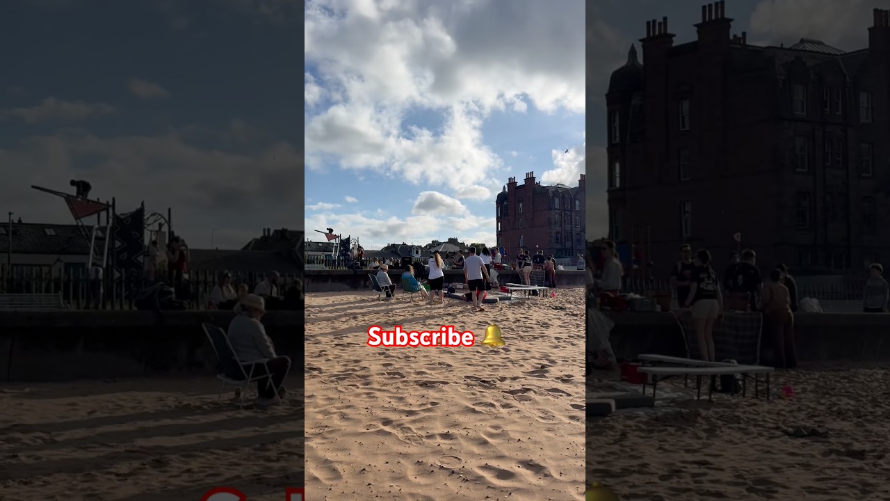Evening beach time at Porty 🏴󠁧󠁢󠁳󠁣󠁴󠁿 #padachari #friends #travel #love #family #summer #beach