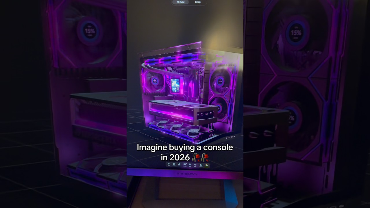 Imagine buying a console in 2026 🥀🥀 #pcbuild #pcgaming #pcmasterrace #tech #setup