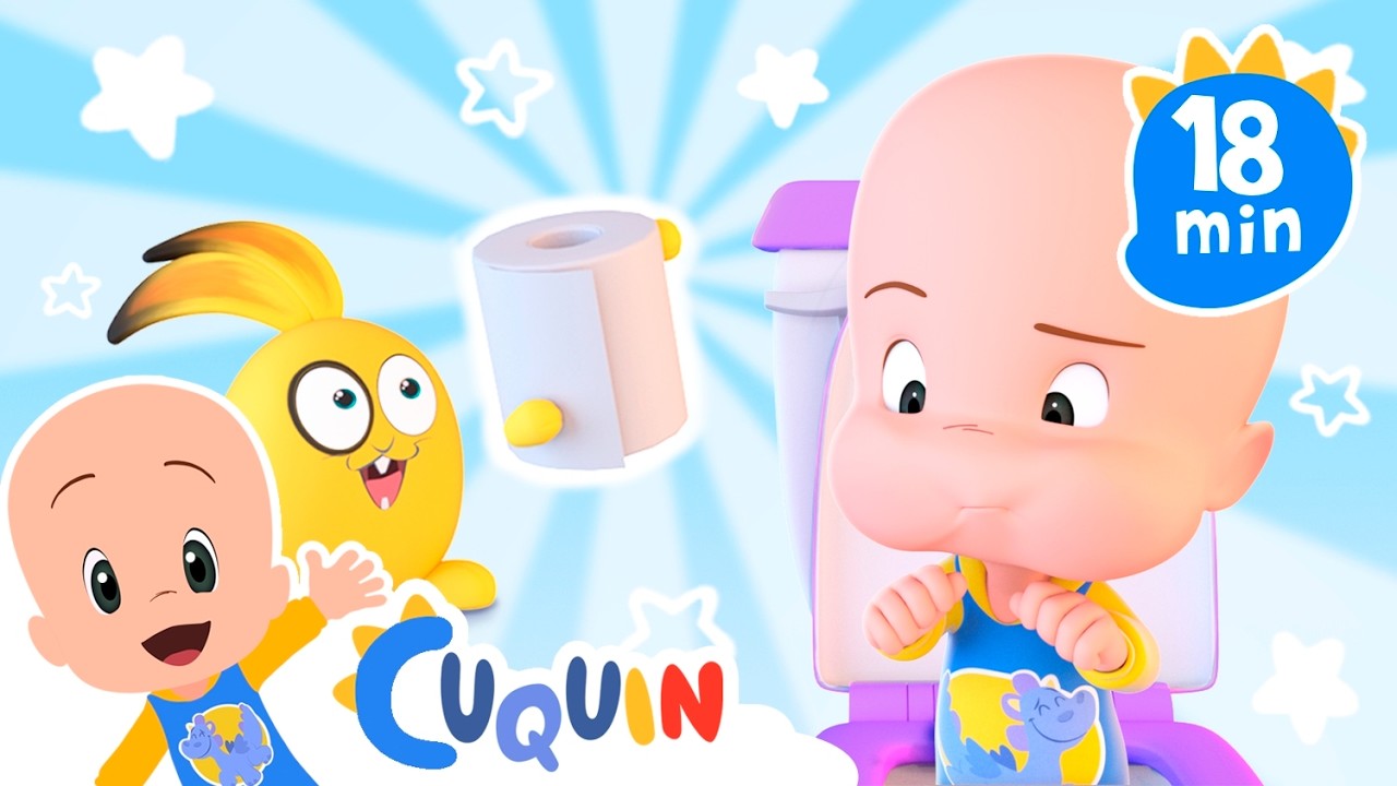 A surprise in Cuquin's toilet | Cleo & Cuquin: songs & episodes
