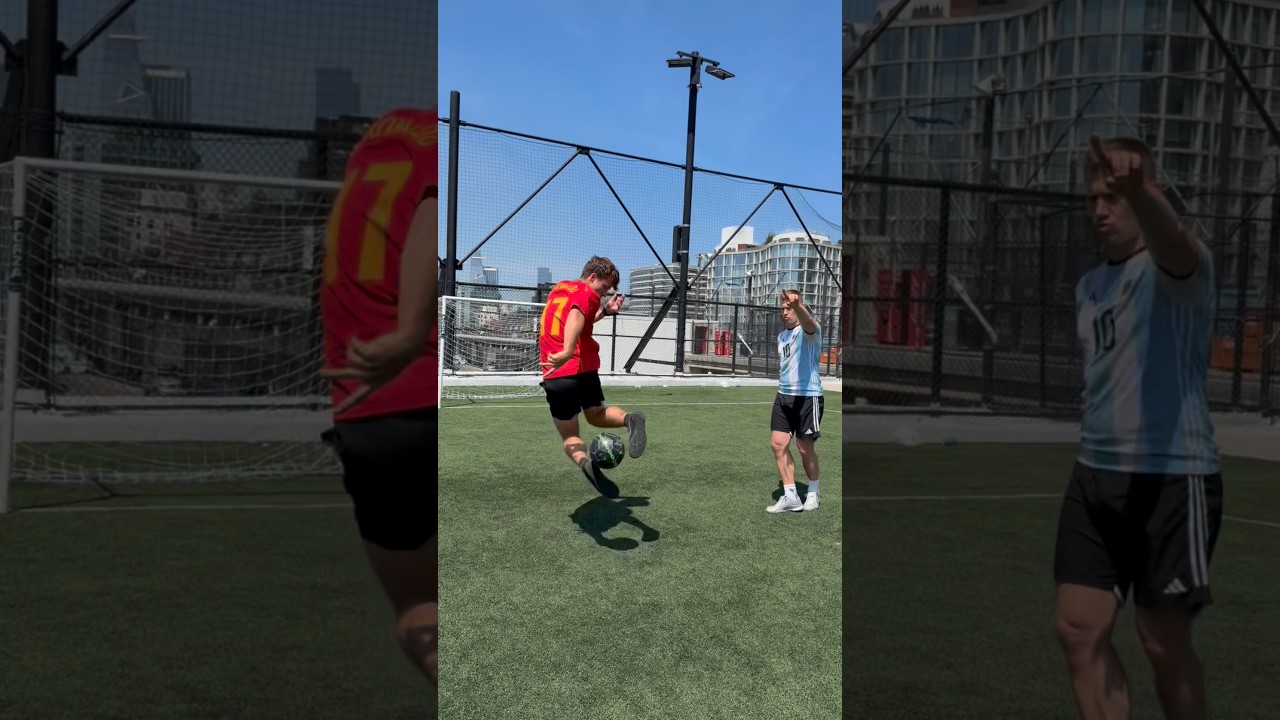 🐐 Skills Battle! Who has better skills Messi or Ronaldo? With @A@AndrewHendersonTV
