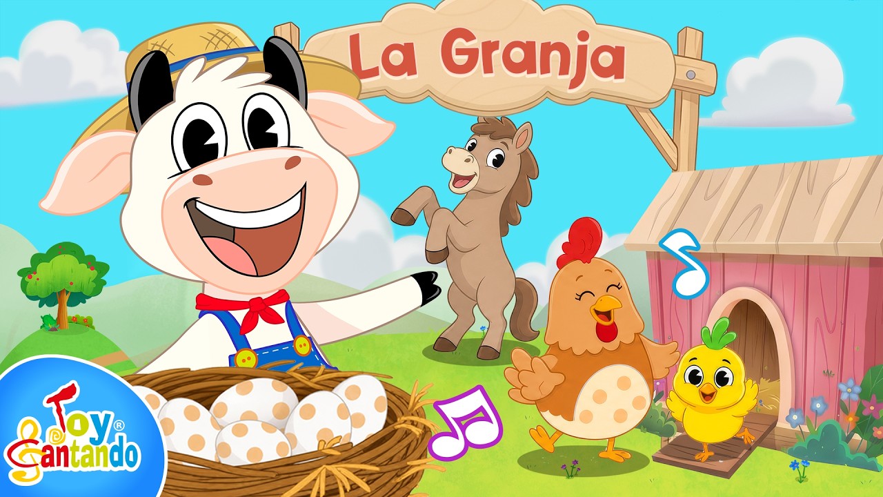 En la Granja 🐮🚜 | Y Más Canciones Infantiles para jugar con los animales | Toy Cantando