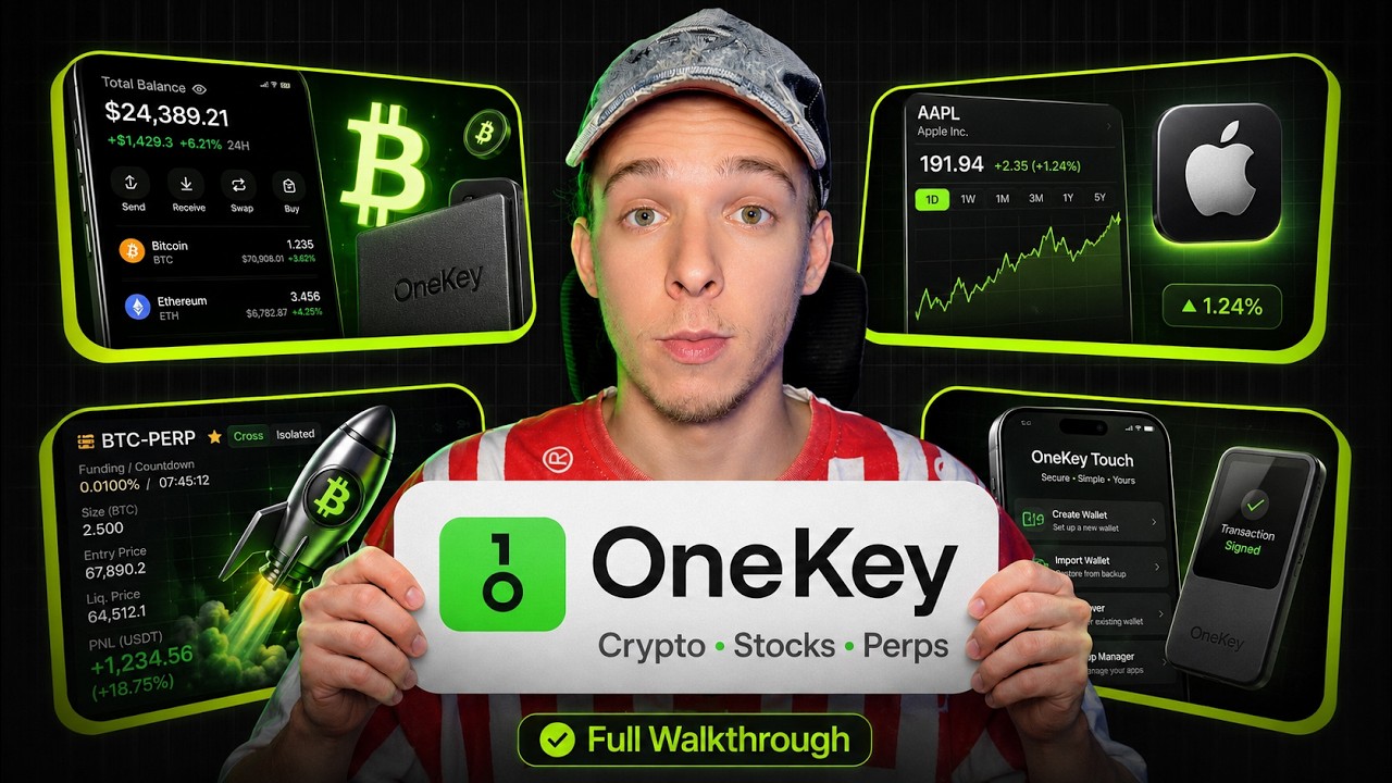 One Wallet for Crypto, Stocks & Perps? OneKey App Review & Full Walkthrough