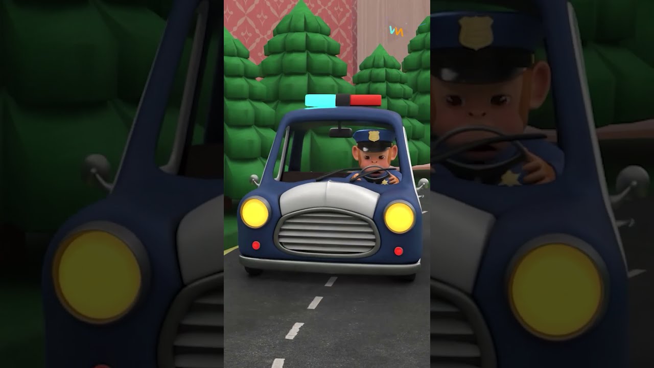 Sheriff Zozo Chase Bad Wolf | SuperHero Song | Nursery Rhymes for Kids #shorts