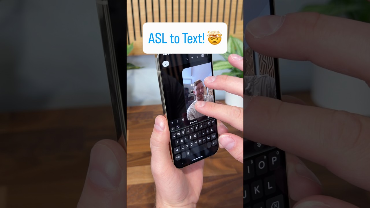 Sign Language to Text on the Pixel 11 from Google! 🤯